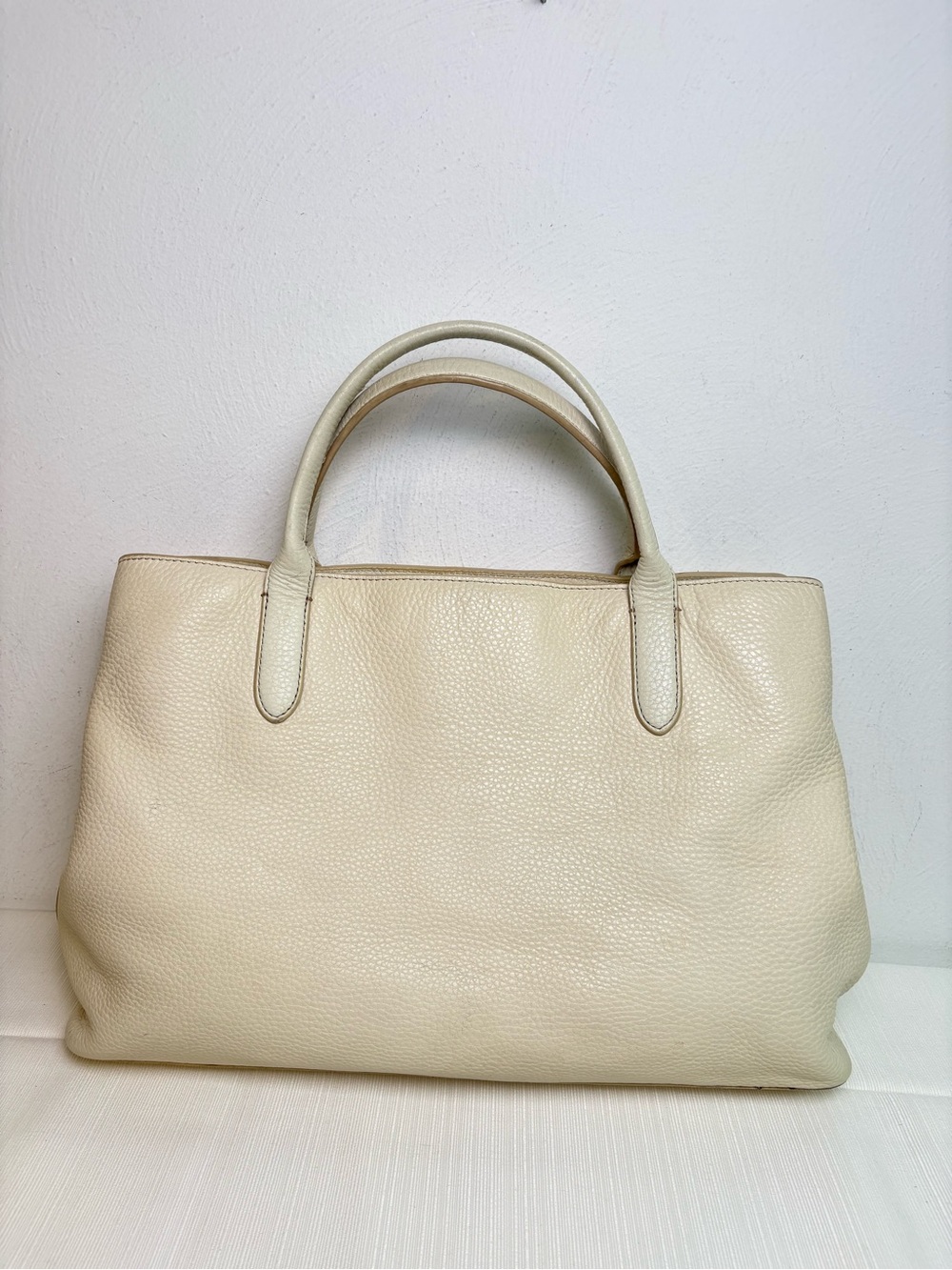 Mark & Graham Caroline Large Pebbled Leather Tote Purse Bag - Picture 8 of 15